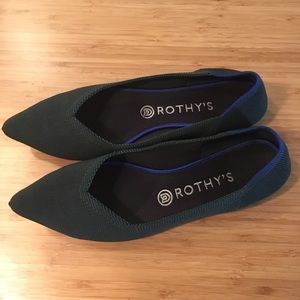 Emerald green Rothys The Point size 9